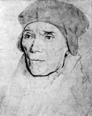 St. John Fisher, by Hans Holbein